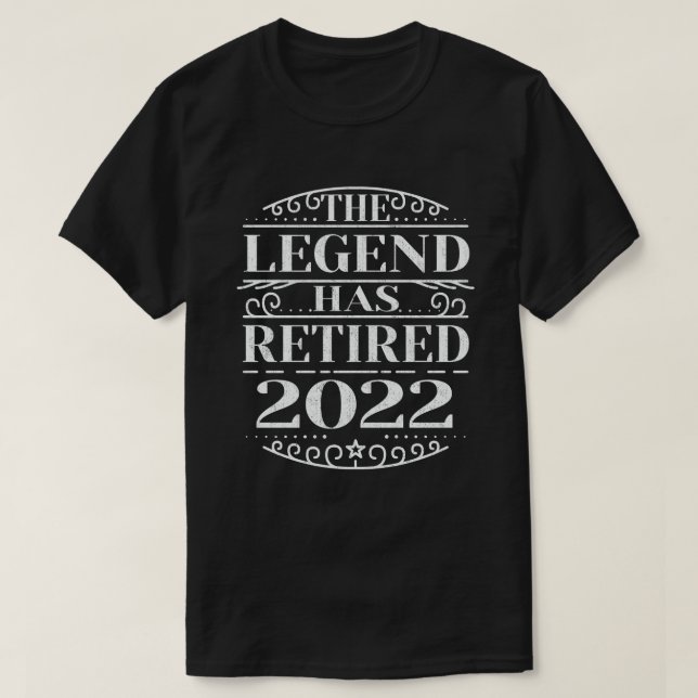 Die Legende hat 2022 das Geschenk für die komische T-Shirt (Design vorne)