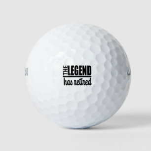 Die Legende hat ein lustiges Ruhestandsgeschenk Golfball
