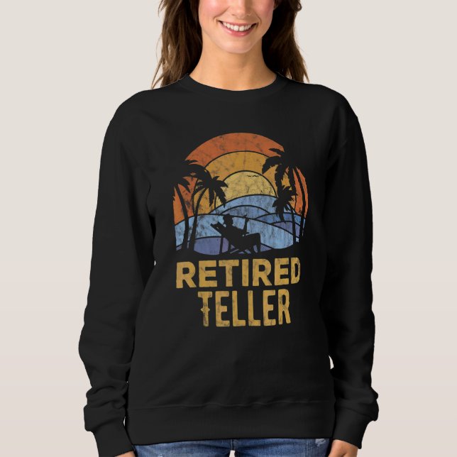 Die Legende hat Kassierer im Ruhestand Sweatshirt (Vorderseite)