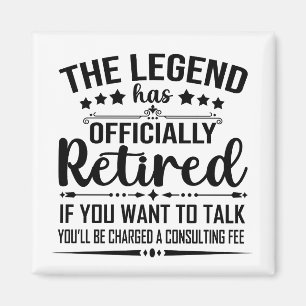 Die Legende hat offiziell den unsicheren Ruhestand Magnet