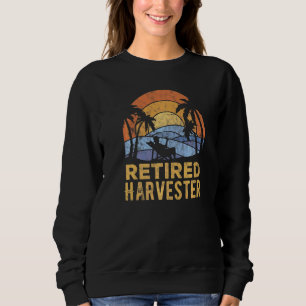 Die Legende hat Rentner Mähdrescher Sweatshirt