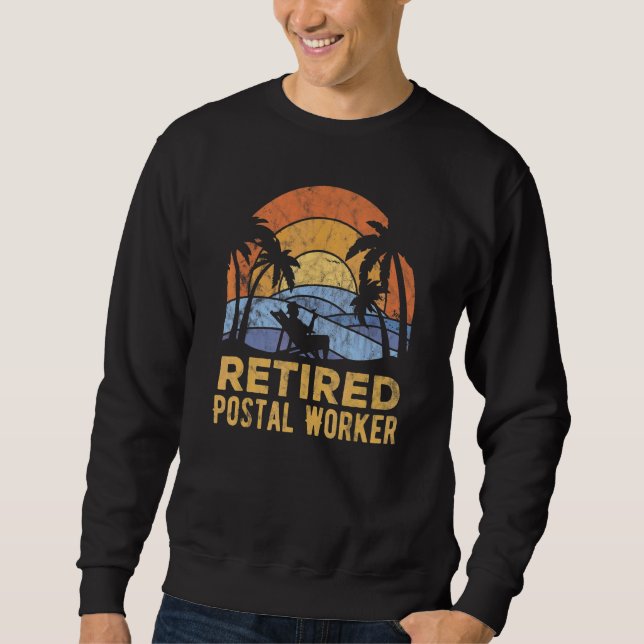 Die Legende hat Rentner Postbeamter Sweatshirt (Vorderseite)