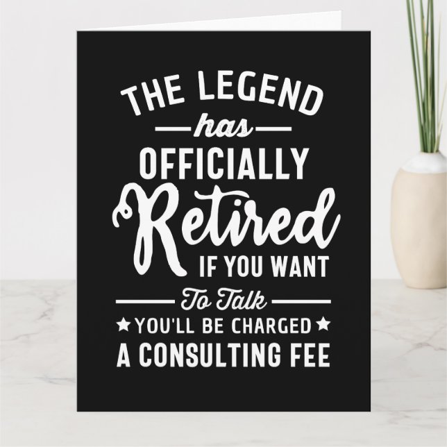 Die Legende hat sich amtlich erschöpft, wenn Sie G Karte (Vorderseite)