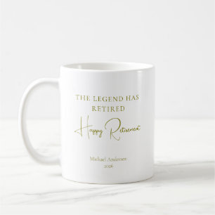 Die Legende Hat Sich Zur Ruhe Gesetzt Geschenk Kaffeetasse