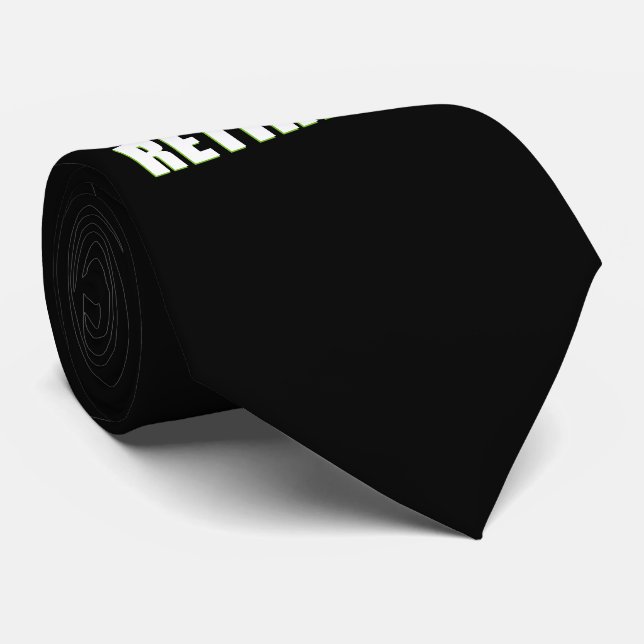 Die Legende hat sich zurückgezogen Krawatte (Gerollt)