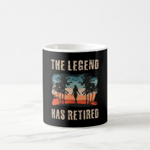 Die Legende hat sich zurückgezogen, Ruhestand, Ren Kaffeetasse
