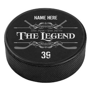 Die Legende (Hockey)   personalisiert) Eishockey Puck