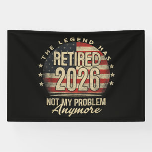 Die Legende ist 2026 in Rente gegangen Lustig  Banner