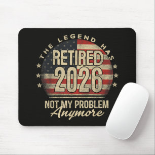 Die Legende ist 2026 in Rente gegangen Lustig Mousepad