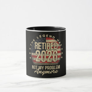 Die Legende ist 2026 in Rente gegangen Lustig Tasse