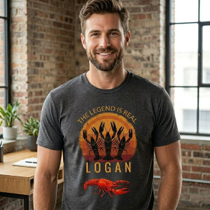 Die Legende ist echt Benutzerdefinierter Name Craw T-Shirt