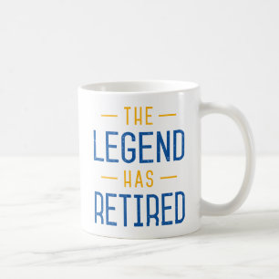 Die Legende ist erschöpft. Kaffeetasse