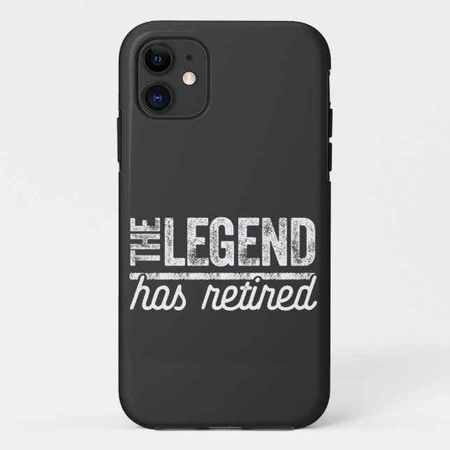 die Legende ist in Rente gegangen Case-Mate iPhone Hülle (Rückseite)