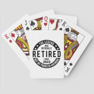 Die Legende ist offiziell in Rente gegangen, 2023 Spielkarten