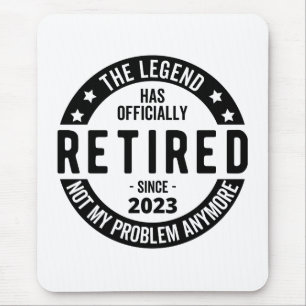 Die Legende ist offiziell in Rente gegangen, Rentn Mousepad