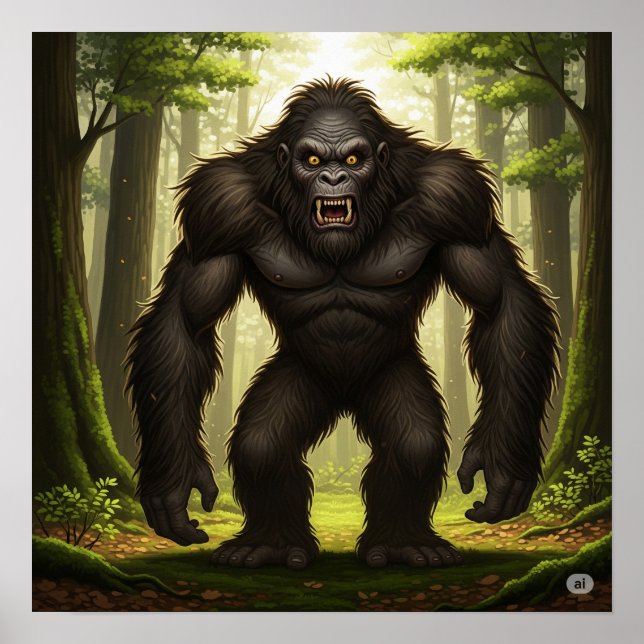 Die Legende von Bigfoot Poster (Vorne)