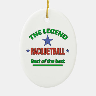 Die Legende von Racquetball Keramik Ornament