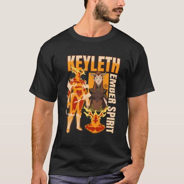 Die Legende von Vox Machina Keyleth Ember Geist T-Shirt (Vorderseite)