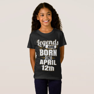 Die Legenden sind am 12. April Geboren T-Shirt