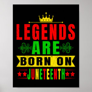 Die Legenden sind am 19. Geburtstag des 19. Juni G Poster