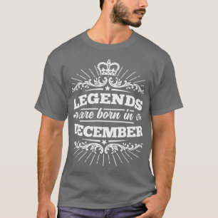 Die Legenden sind im Dezember Geboren T-Shirt