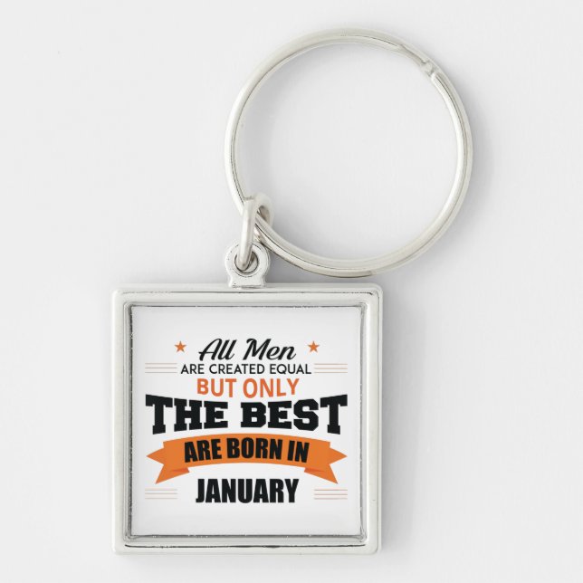 Die Legenden sind im Januar Geboren Schlüsselanhänger (Vorne)