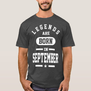 Die Legenden sind im September Geboren T-Shirt