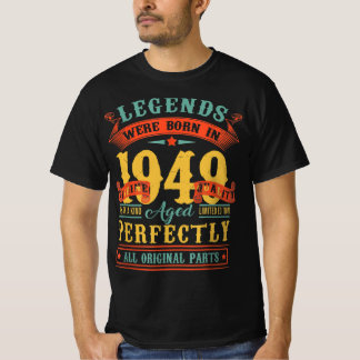 Die Legenden waren 1949 Geboren, Legend 1949 Bday T-Shirt