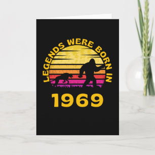 Die Legenden waren 1969 im Retro-Bigfoot Geboren Karte