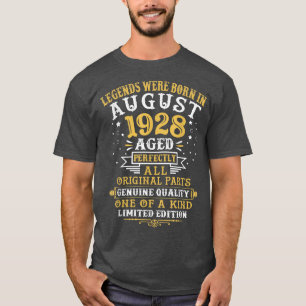 Die Legenden waren im August 1928 94 Jahre alt 94. T-Shirt