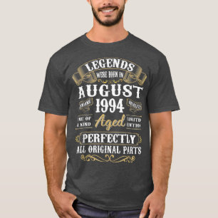 Die Legenden waren im August 1994, 28. Geburtstag T-Shirt