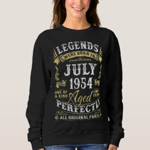 Die Legenden waren im Juli 1954 am 68. Geburtstag Sweatshirt