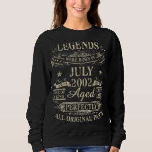 Die Legenden waren im Juli 2002 am 20. Geburtstag Sweatshirt