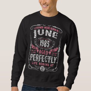 Die Legenden waren im Juni 1985 am 37. Geburtstag Sweatshirt
