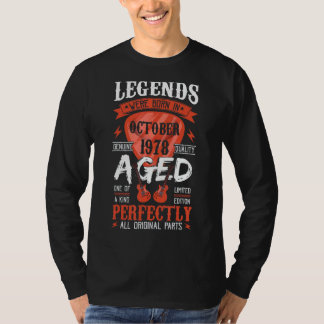 Die Legenden waren im Oktober 1978 Plektrum Gui Ge T-Shirt
