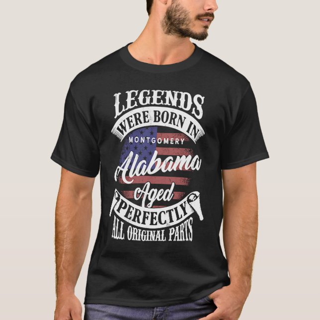 Die Legenden waren in Montgomery Alabama Classic B T-Shirt (Vorderseite)
