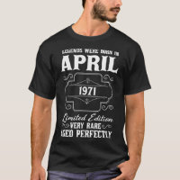 Die Legenden wurden im April 1971 geboren 50. Gebu