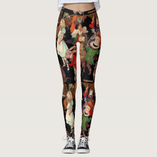 Die Leggings der Alice im Wunderland-Frauen