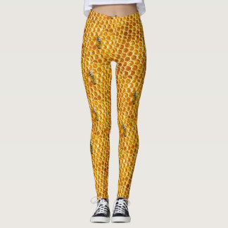 Die Leggings der Bienenwaben-Honig-Bienen-Frauen