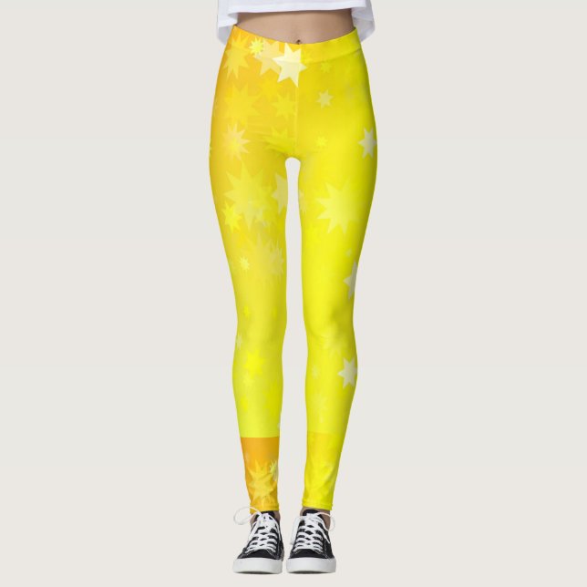 Die Leggings der Goldenen Sterne (Vorderseite)