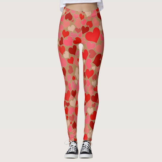 Die Leggings der Herz-Frauen (Vorderseite)