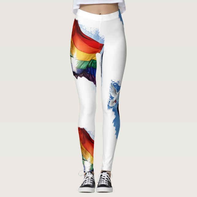 Die Leggings der kundenspezifischen (Vorderseite)