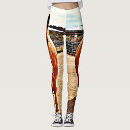 Die Leggings der Palomino-Pferdefrauen