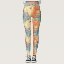 Die Leggings der Pastellsturm-Wolken-Frauen