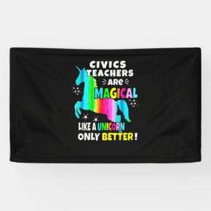 Die Lehrer sind magisch wie ein Einhorn Banner