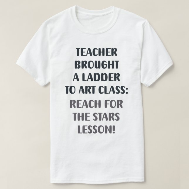 Die Lehrerin in Aktion T-Shirt (Design vorne)