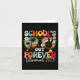 Die Lehrerin Ret. von Groovy School's Out Forever  Karte