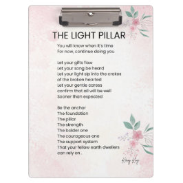 Die leichte Säule - erwachende Gedichte Klemmbrett