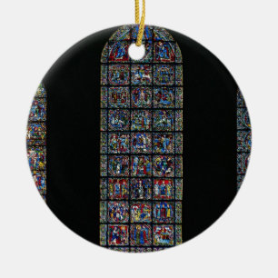 Die Leidenschaft, die Geburt Christi und der Baum Keramikornament