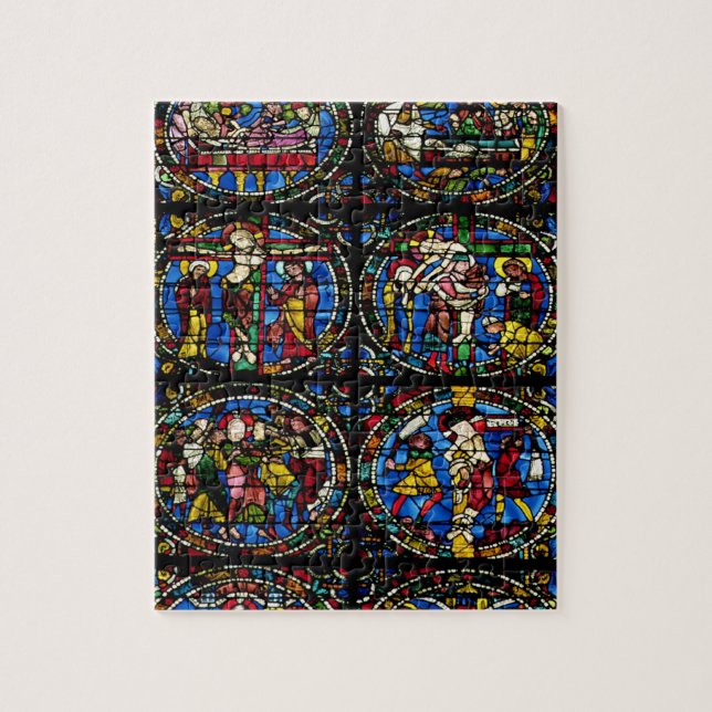 Die Leidenschaft, Lanzettenfenster in der Puzzle (Vertikal)